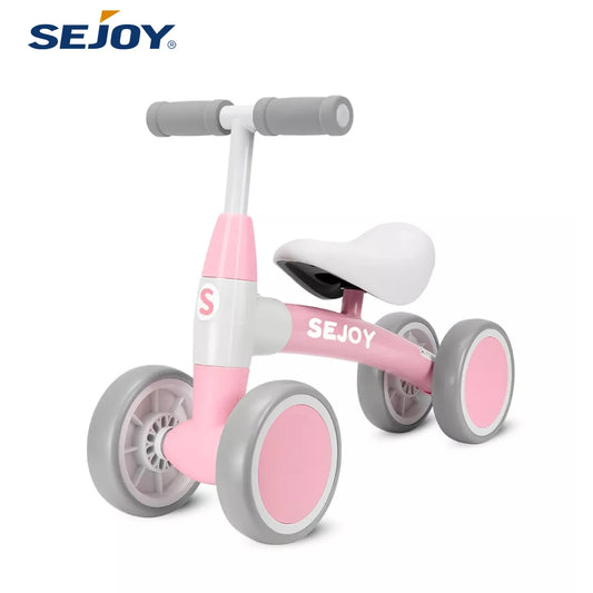 SEJOY Baby Walker Balance Bike Four Wheel Ride On Toy