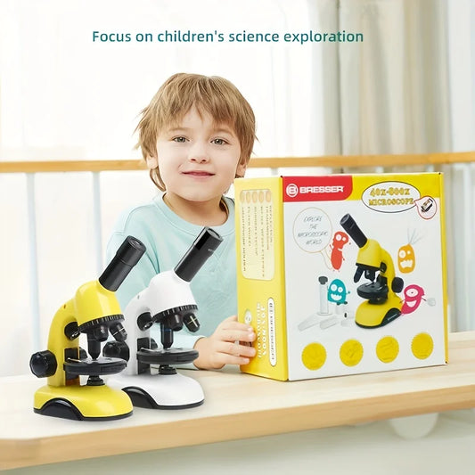 Desktop Biological Microscope For Kids Puzzle Science Kit