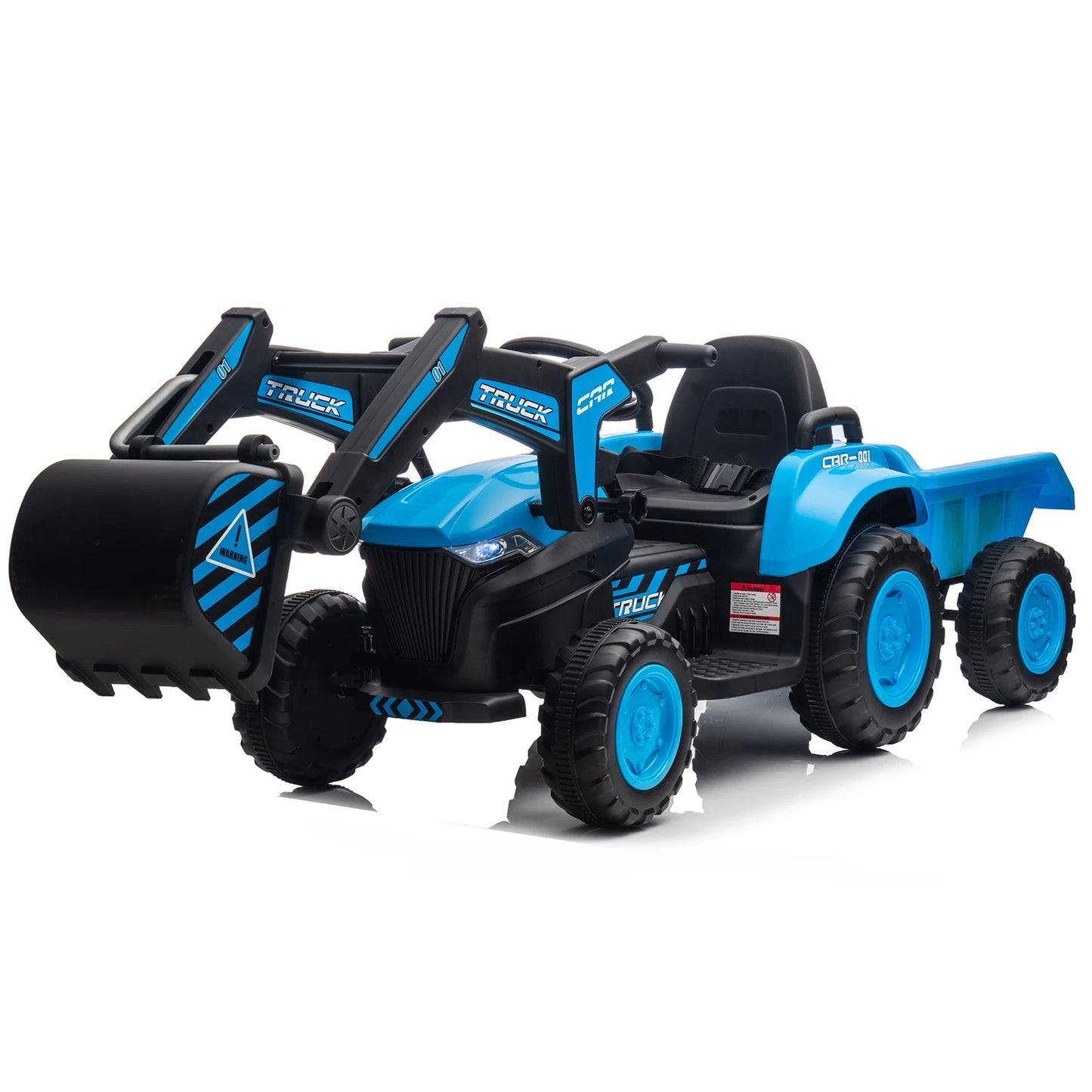 HobbyLane 12V 3 In 1 Ride On Excavator Tractor Trailer
